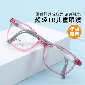 Montures de lunettes pour enfants Cherry, rectangulaires, monture complète, verres en acrylique, antidérapantes, petite taille, origine Danyang, référence 25629 - Product Image 4