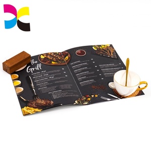 Impresión <span class=keywords><strong>de</strong></span> Menús <span class=keywords><strong>de</strong></span> Comida para Restaurantes a <span class=keywords><strong>Precio</strong></span> Económico, Papel Couché <span class=keywords><strong>de</strong></span> 157g, Laminado, Folleto Comercial Personalizado - Product Image 2
