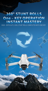 Drone M4 Ultra dễ sử dụng cho người mới bắt đầu, GPS, điều khiển từ xa tầm xa, kết nối WIFI, tính năng theo tôi, tránh vật cản, quà tặng. - Product Image 5