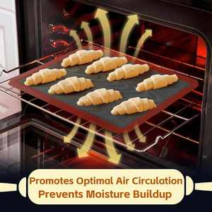 High Quality Nonstick <b>Silicone</b> Bread <b>Baking</b> Mat Oven Liner Perforated Steaming Mesh Pad Perforating <b>Silicone</b> <b>Baking</b> Mat - Product Image 3