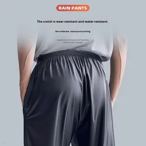 Ensemble de pantalons de <span class=keywords><strong>pluie</strong></span> pour cavalier, imperméable à la <span class=keywords><strong>pluie</strong></span> pour homme, <span class=keywords><strong>poncho</strong></span> pour vélo électrique et moto - Product Image 5