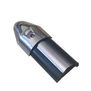 Stainless Steel And high molecular weight Pvc Yacht Fender Accessories Solid Back boat rub rail marine bumper decorate