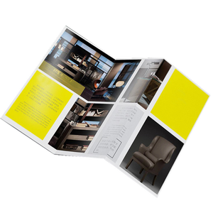 Folletos de menú de comida rápida personalizados de alta calidad Servicio de impresión de folletos Folleto a todo color Insertar Impresión de tarjetas para productos de <span class=keywords><strong>Amazon</strong></span> - Product Image 5