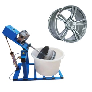 Machine de polissage entièrement automatique pour jantes en alliage d'aluminium, équipement de remise à neuf et de rectification des jantes de voiture - Product Image 1