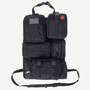 ที่เก็บของหลังเบาะรถยนต์ MMC akm-82 มาพร้อมกระเป๋าอเนกประสงค์ 5 ใบเพื่อการจัดเก็บและจัดระเบียบที่สะดวกยิ่งขึ้นในรถของคุณ - Product Image 1