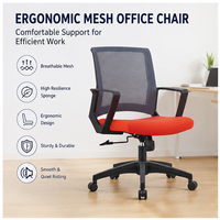 Chaise de bureau pivotante de haute qualité, chaise de bureau standard, chaise de bureau ergonomique en maille personnalisée