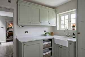 AlandCabinet Custom casa uso in legno massello armadio <span class=keywords><strong>da</strong></span> <span class=keywords><strong>cucina</strong></span> Design tradizionale pannello incassato moderno lavello <span class=keywords><strong>da</strong></span> <span class=keywords><strong>cucina</strong></span> in marmo - Product Image 4