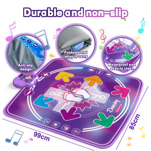 बच्चों के लिए 6-इन-1 संगीत लय खेल और शैक्षिक फिटनेस 6 प्रमुख विशेषताओं के साथ ब्लूटूथ पियानो नृत्य चटाई के लिए 6 कुंजी - Product Image 3