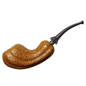 Muxiang Wooden Tobacco Pipe Bent Type Hand Carved Solid Wood Smoking Pipe For Men Traditional Style - Product Image 5
