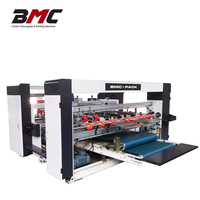 Encoladora de cajas semiautomática, piezas dobles, sellado de cartón, máquina para hacer cajas de cartón para cajas de cartón corrugado
