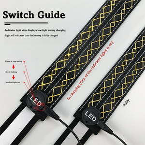 Equestre regolabile LED corda collo leggero copri notte riflettente abbigliamento per la formazione di cavalli altri prodotti del cavallo - Product Image 4