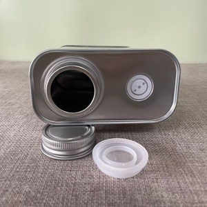 Latas Cuadradas de Metal para Café en Grano de 250g, L115*W60*H135mm, con Tapa de Rosca, Envase Rectangular de Hojalata para Alimentos - Product Image 4