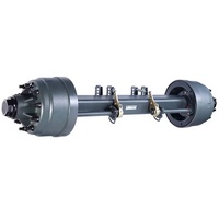 Kit d'essieu en acier de 15 tonnes haute performance pour camions et semi-remorques, essieu de remorque américain, fourni directement par l'usine