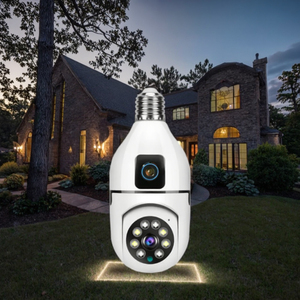 V380 <span class=keywords><strong>Pro</strong></span> Dual-Objektiv Heimüberwachungskamera E27 Glühbirne & WLAN-Lampe PTZ mit Speicherkarten-Datenspeicheroption - Product Image 3