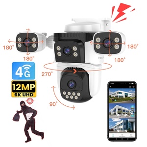 Vstarcam CG621FR 12MP 4 lentes AI cámara de seguridad con 4G PTZ 720 ° IP66 resistente al agua mejor precio Audio bidireccional gran angular <span class=keywords><strong>Sensor</strong></span> CMOS - Product Image 1