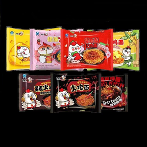 Nouilles Ramen Instantanées Coréennes Style <span class=keywords><strong>Buldak</strong></span> Saveur Poulet Frit Épicé en Gros 75g 80g 90g 100g 107g Halal Durée de Conservation 365 Jours - Product Image 3