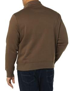 Sweat-shirt de golf pour homme à col montant zippé, manches longues, brodé, coupe oversize, anti-rétrécissement, anti-plis, couleur mélange automne - Product Image 5