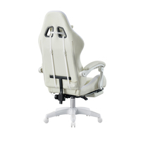 Fauteuil de jeu en cuir pivotant et inclinable ergonomique pour PC, avec repose-pieds, appui-tête et éclairage LED – Vente en gros