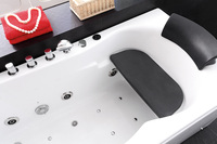 Baignoire de massage bon marché, autoportante, à installer facilement, pour coin de salle de bain