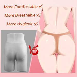 قضيب ذكري مزدوج الرأس، مصنوع من مادة السيليكون الناعمة، مصمم لتحفيز نقطة جي، ويمكن ارتداؤه كهزاز. - Product Image 6