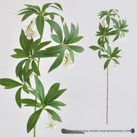 Plante artificielle verte Elaeocarpus Hainanensis à tige unique, verdure collée pour décoration intérieure, bonsaï de sol, aménagement paysager, 90CM, anti-UV