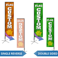 Drapeaux de plage publicitaires personnalisés avec logo imprimé, bannières promotionnelles, drapeaux plume, drapeaux goutte d'eau, drapeaux de plage