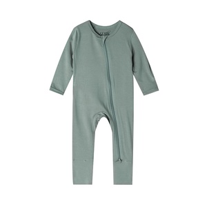 Tutina per Neonati in Fibra di Bambù, Primavera-Autunno, da 0 a <span class=keywords><strong>1</strong></span> <span class=keywords><strong>Anno</strong></span>, <span class=keywords><strong>Pigiama</strong></span> Intero con Chiusura a Cerniera per Bambini e Bambine - Product Image 1