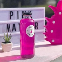 Bouteille en verre transparent de 500 ml (16 oz) pour boissons, jus, café, thé, kombucha, avec bouchon en plastique, champagne, café, thé, jus, 250 ml