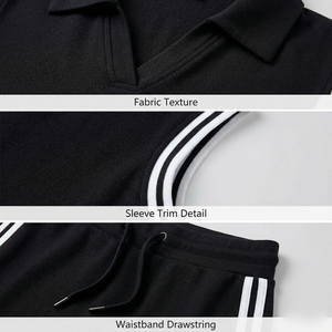 Conjunto Deportivo para Mujer, Top sin Mangas y Minifalda con Cordón Ajustable, para Tenis, Golf o Descanso, Fabricante OEM - Product Image 4