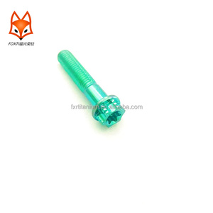 สลักเกลียวไทเทเนียมจาน M8หกเหลี่ยมตัวยึด GR5สำหรับรถจักรยานยนต์ไทเทเนียมอัลลอยด์ความแข็งแรงสูงแบบกำหนดเอง - Product Image 3