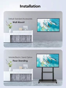 หน้าจอแบนอินเทอร์แอคทีฟ 4K ลดราคาพิเศษ ระบบปฏิบัติการ Android 14.0 พร้อมปากกาแม่เหล็กอัจฉริยะ สำหรับห้องประชุม - Product Image 6
