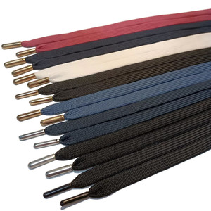 Sinh Thái Thân Thiện Với Tùy Chỉnh Màu Phẳng 1Cm Áo Chuỗi Polyester Kim Loại Aglet Mẹo <span class=keywords><strong>Drawcord</strong></span> Cho Hàng May Mặc - Product Image 4