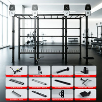 HYROX Rack – Équipement de Gym Commercial Multifonctionnel pour Entraînement de Force et Fitness – Rack d'Entraînement Complet pour la Compétition