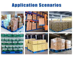 भंडारण पुनर्नवीनीकरण परिवहन Hdpe प्लास्टिक शिपिंग यूरो पैलेट निर्माता गर्म बिक्री अच्छी गुणवत्ता सस्ते नीले 9 फीट प्लास्टिक पैलेट - Product Image 5