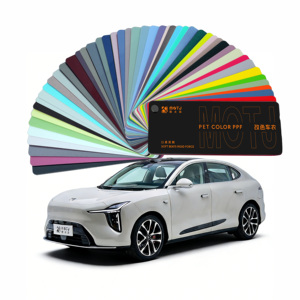 Film de protection de peinture (PPF) Premium 7,5 mil anti-rayures en PET brillant à changement de couleur pour <span class=keywords><strong>carrosserie</strong></span> automobile, vinyle de recouvrement complet avec garantie de 2 ans - Product Image 1