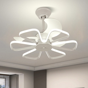 <b>Ceiling</b> Fan <b>Light</b> Led Integrated Modern Minimalist Bedroom Study Flush Mount Fixed Blade Silent Inverter - Product Image 1