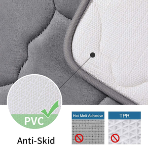 <span class=keywords><strong>Tappetini</strong></span> da <span class=keywords><strong>bagno</strong></span> assorbenti antiscivolo in velluto Extra morbido di alta qualità set di tappeti in Memory Foam a <span class=keywords><strong>3</strong></span> <span class=keywords><strong>pezzi</strong></span> - Product Image 4