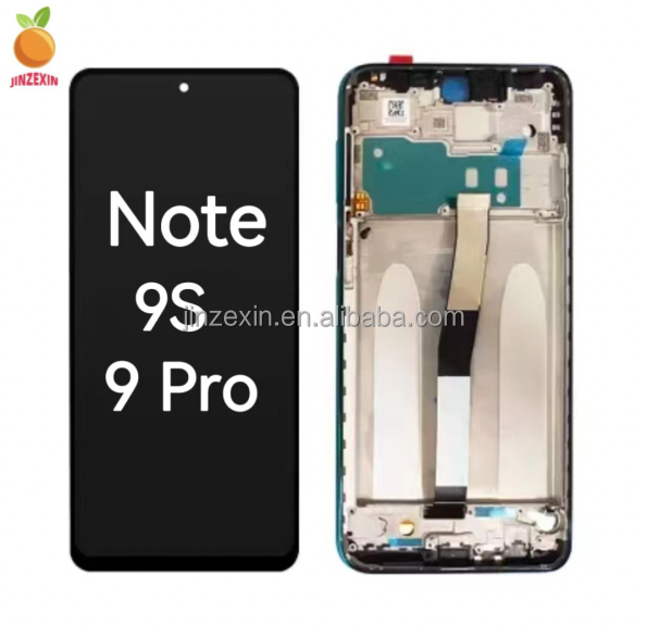 Wholesale LCD Touch Screen Digitizer Parts Replacement for Xiaomi Redmi Note 9S Note 9Pro M2003J6B2G M2003J6AG with Frame