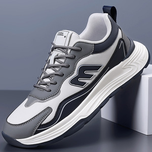 Chaussures de course unisexes, tige synthétique, doublure en mesh, semelle intermédiaire en EVA, semelle extérieure en caoutchouc, légères et confortables, baskets de sport pour l'automne - Product Image 1