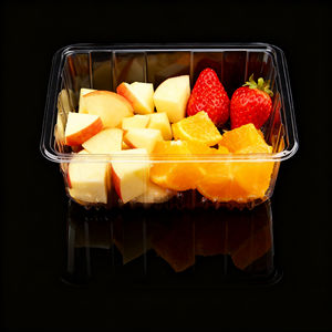 Excellente offre diverses spécifications et tailles récipient alimentaire 1400ml PET plateau d'emballage de fruits en plastique - Product Image 4