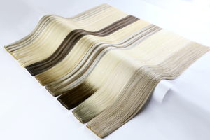 SHY 2024 nueva llegada doble capa Genius Weft fábrica precio al por mayor extensiones de cabello humano de alta calidad Genius Weft fabricante - Product Image 3