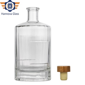 Thêm Flint <span class=keywords><strong>500ml</strong></span> tùy chỉnh chai thủy tinh nút chai rỗng 50cl Glass Stopper cho Whisky rượu bouteille En verre Trung Quốc chai thủy tinh - Product Image 1
