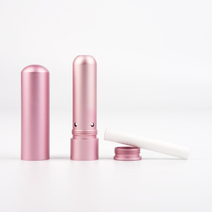 Индивидуальный высококачественный эфирный масляный Алюминиевый металлический носовой ингалятор пустой Ароматерапевтический ингалятор с фитилями - Product Image 5