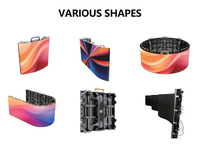 Panel de Pantalla LED Curva P3.91 para Alquiler de Video Wall Flexible, Pantalla Móvil para Conciertos en Interiores