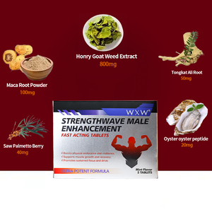 OEM Amélioration instantanée de l'homme Bande de film de santé Muscle Santé Oral Film Saw Palmetto Berry Male Vitality Mint Film - Product Image 4