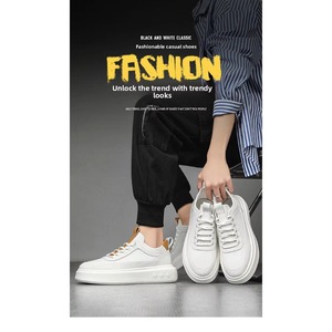 Zapatillas de Deporte Modernas para Hombre, Verano 2023, con Amortiguación de Impactos, Suela Gruesa de Malla, Zapatos Blancos Casuales - Product Image 6