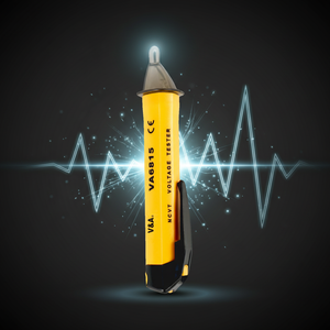 VA6815 AC voltmetre temassız gerilim dedektörü kalem cep kanca klip elektrik test tel kesme bulucu CATIII 1000V - Product Image 1