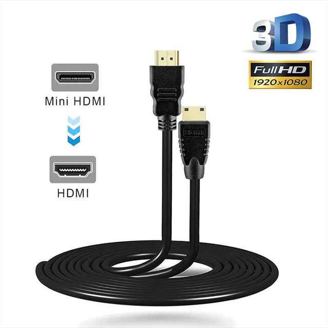 Mini for to for Coaxial Gold Plated PVC Jacket Braid Shielded Cable 1080P Male to Male for DVD Player Monitor Projector
