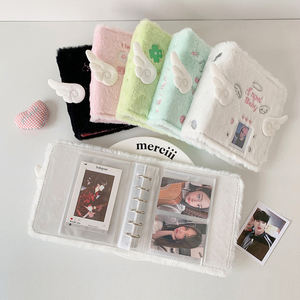Álbum <span class=keywords><strong>de</strong></span> Tarjetas <span class=keywords><strong>de</strong></span> Peluche con Alas <span class=keywords><strong>de</strong></span> Ángel, Libro Pequeño para Guardar Tarjetas <span class=keywords><strong>de</strong></span> Ídolos, Álbum <span class=keywords><strong>de</strong></span> Hojas Sueltas para Fotos Polaroid <span class=keywords><strong>de</strong></span> Fans - Product Image 3