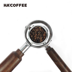 <span class=keywords><strong>Welhome</strong></span>-máquina de café expreso para uso en el hogar, portafiltro de 58mm, con 2 orejas, sin fondo, con mango de madera, Universal - Product Image 6